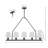 Adalric 5 - Light Modern Linear Chandelier