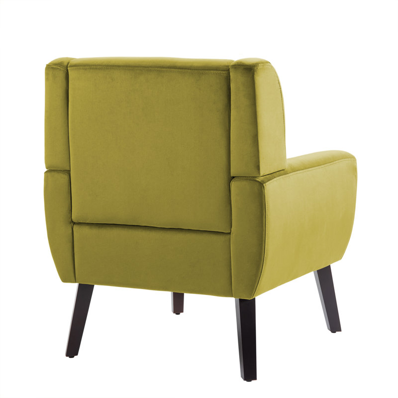 Fauteuil Jaqueze, Velours vert performance