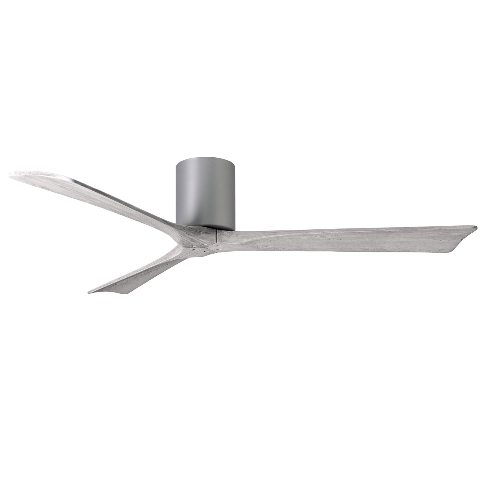Olivier 3 Blade Ceiling Fan, Brushed Nickel, Barn Wood Tone, 60"