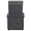 Fauteuil inclinable gris anthracite Power Lift avec fonction de massage