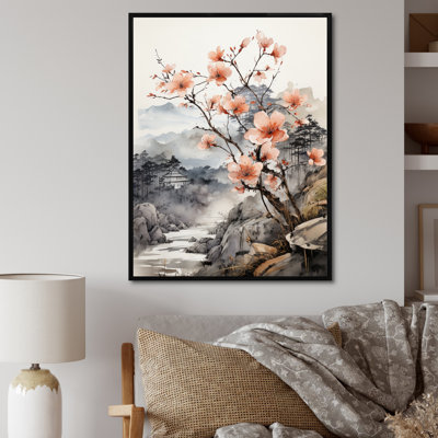 «Charmelle Asian Art Fantasy Sumi I», reproduction d'art sur toile