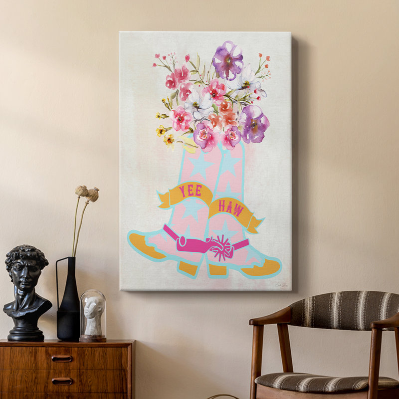 Giddyup Cowgirl II - galerie sur mesure Cavas, H 18 po x l 12 po