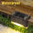 Low Voltage Solar Powered Deck Light Pack Outdoor Waterproof Step Light for Fence Patio Yard Pathway-64130131