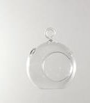 Porte-bougie en verre