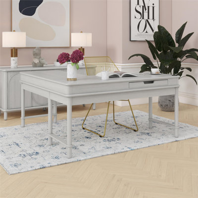 Selena Adjustable Height L-Shaped Writing Desk