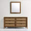 Commode 6 tiroirs avec miroir Vichy