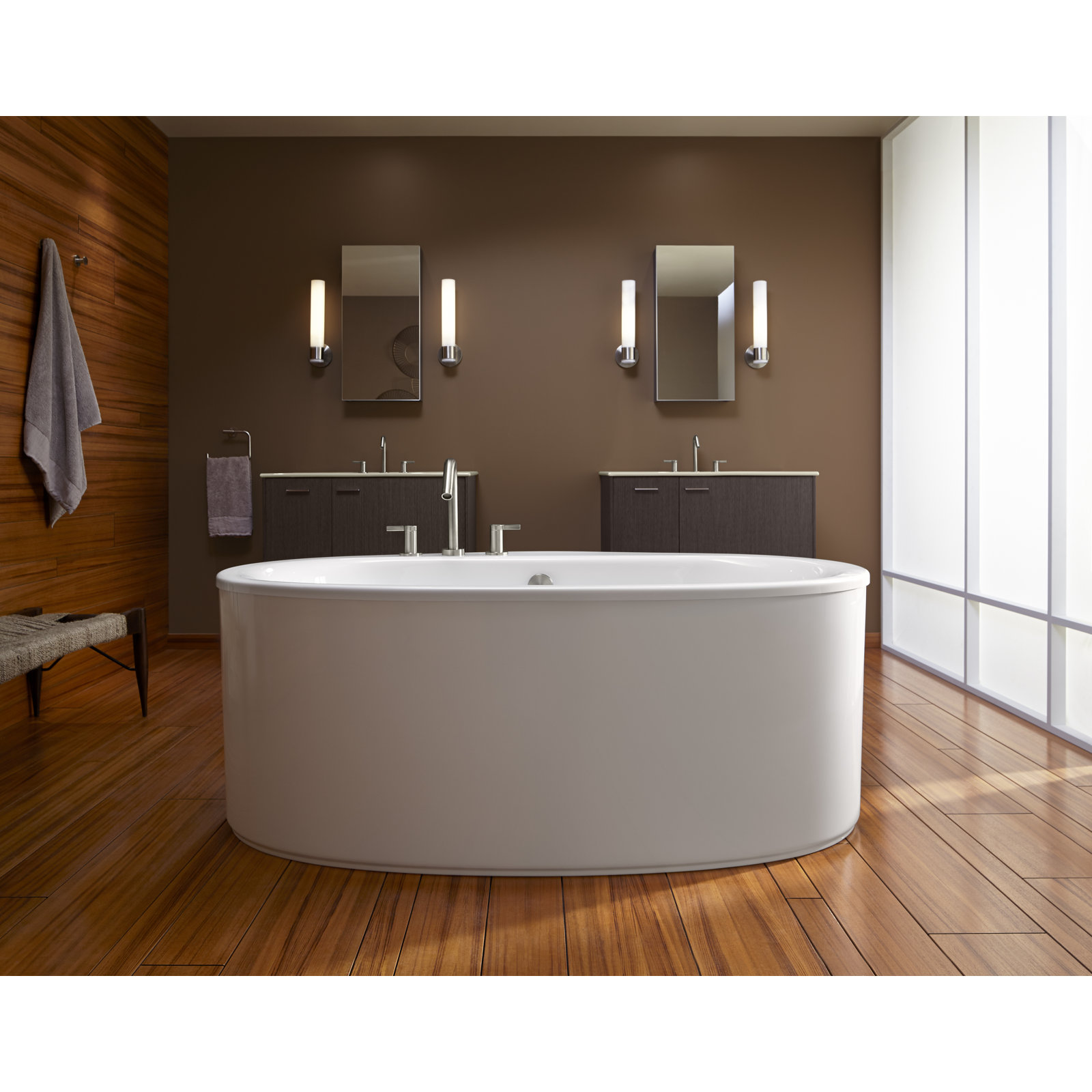 Purist Single Light Armed Sconce, Vibrant Brushed Nickel