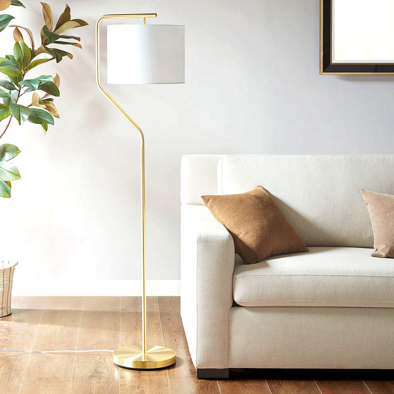 Angular Arched Metal Floor Lamp