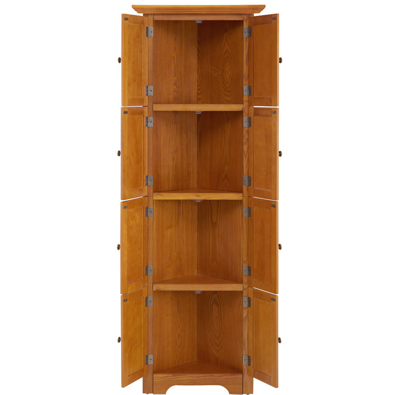 Armoire 72 "en chêne avec 8 portes - Maximisez le rangement de votre organisation