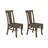Niles Live Edge Round Solid Wood Dining Set 6 Chairs And Table