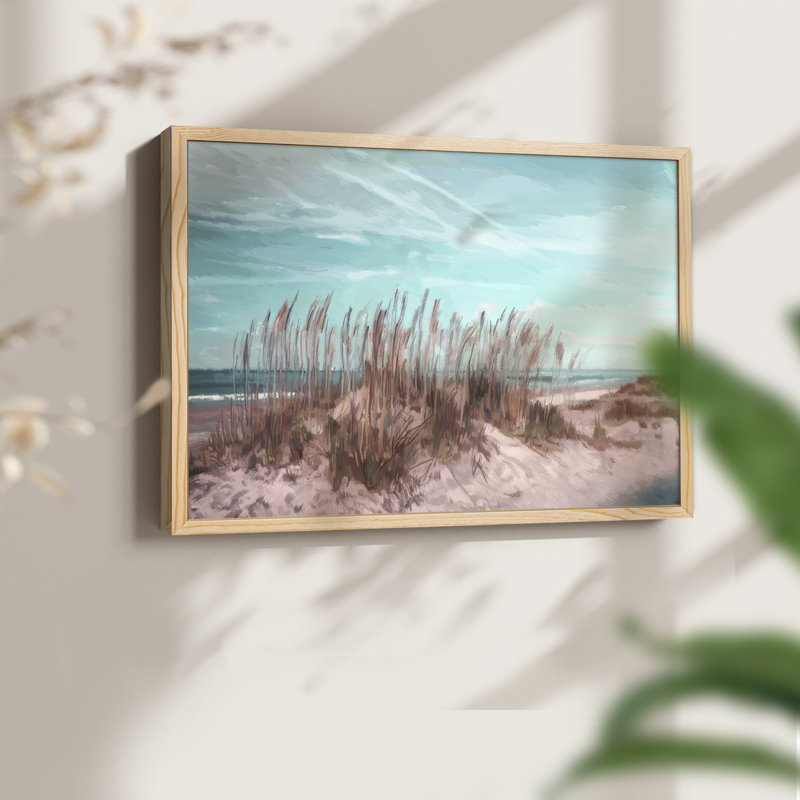 Dramatic Dunes III - Reproduction encadrée - Restickable, Naturel, H 22 po x l 28 po