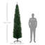 Arbre de Noël artificiel 8 pi avec 8 lumières, 668 branches, 250 lumières DEL colorées et base en acier