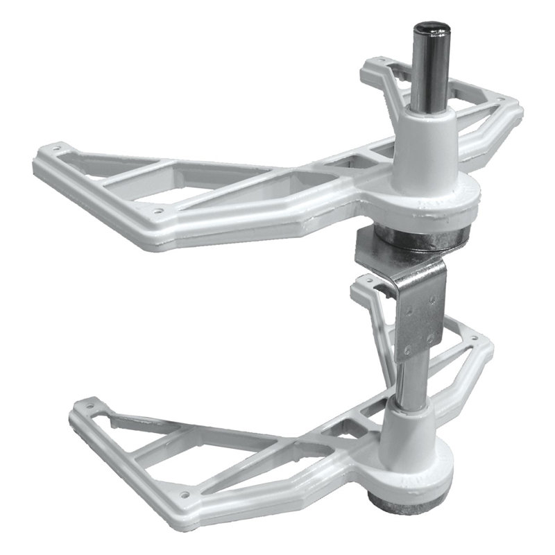 Organisateur paresseux en demi-lune Rev-A-Shelf, L 33 po, Blanc