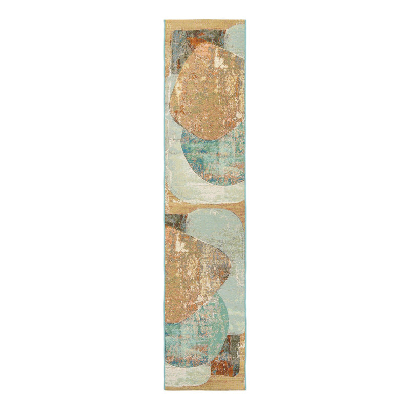 Keazia Indoor/Outdoor Area Rug, Runner 2'7" x 12'
