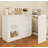 Marivi 43.3 " Wide 5 - Drawer 2 - Shelf Storage Cabinet with