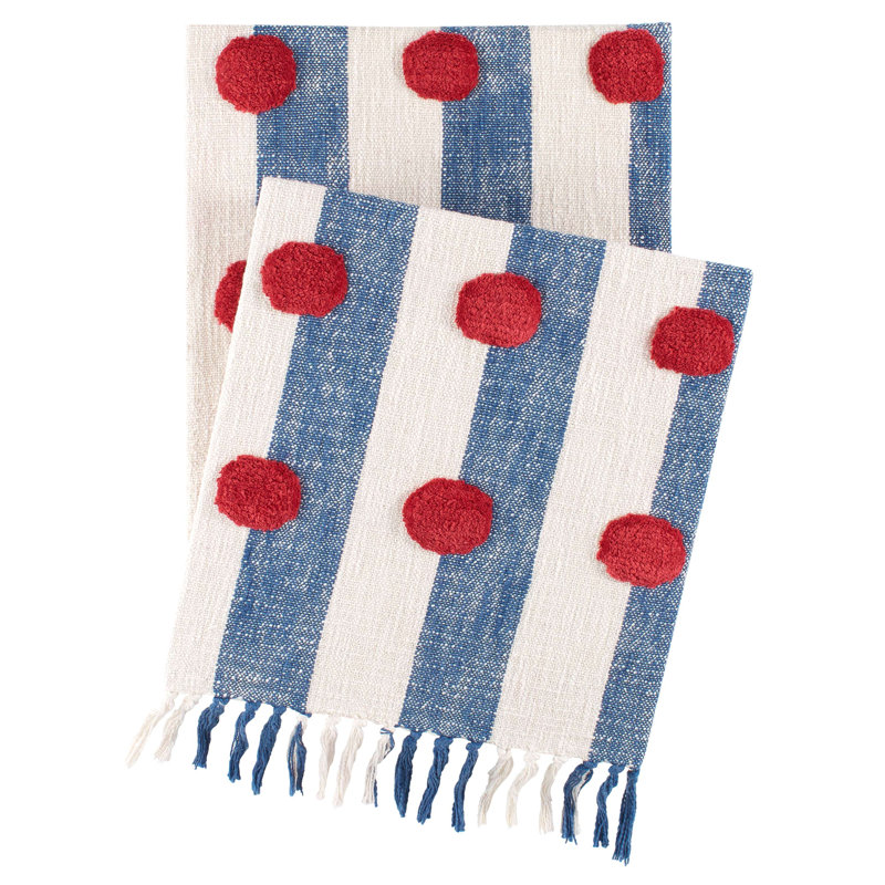 Helmsman Dot Blue Throw