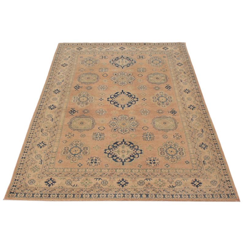 Tapis brun clair unique de 5 pi 10 po x 9 pi Alishaa