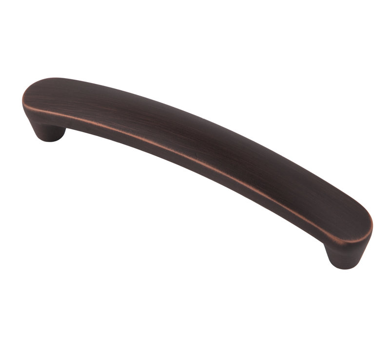 Selma 4" Center to Center Satin Copper Arch Drawer Pull, 4", Satin Copper