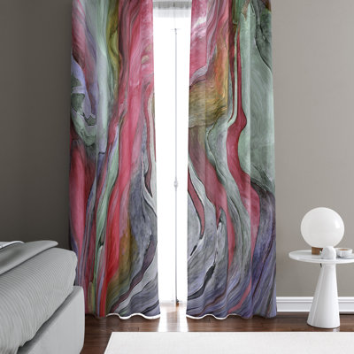 Semi Sheer Curtains / Drapes Pair