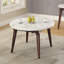 Table basse en marbre blanc Gasha