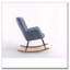 Teddy Fabric Leisure Rocking Chair-672863725