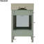 Meuble de salle de bain de 50 cm avec lavabo en céramique et nombreux petits espaces de rangement intérieurs - Meuble-lavabo moderne pour salle de bain, grand espace de rangement, design contemporain