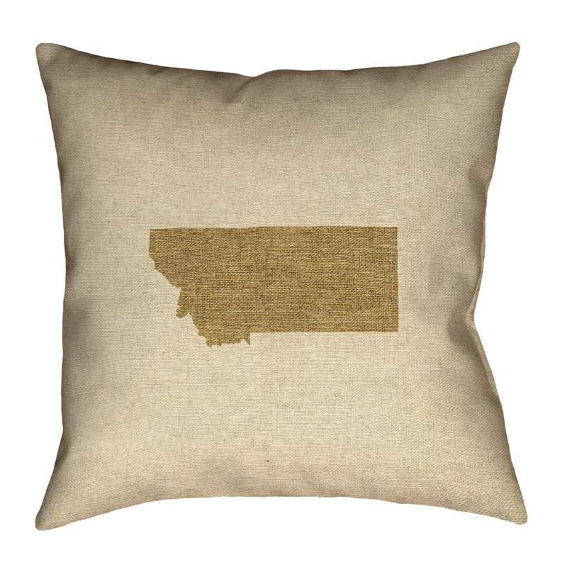 Housse de coussin Katelyn Smith Montana, 20 po x 20 po, Or