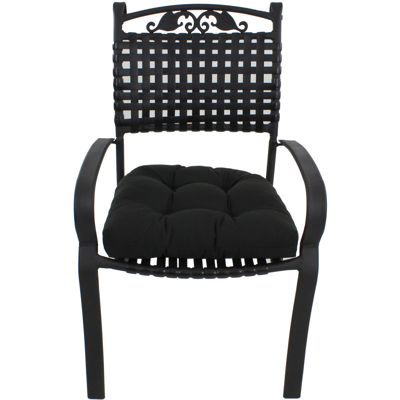 Outdoor 3'' Seat Cushion, Black