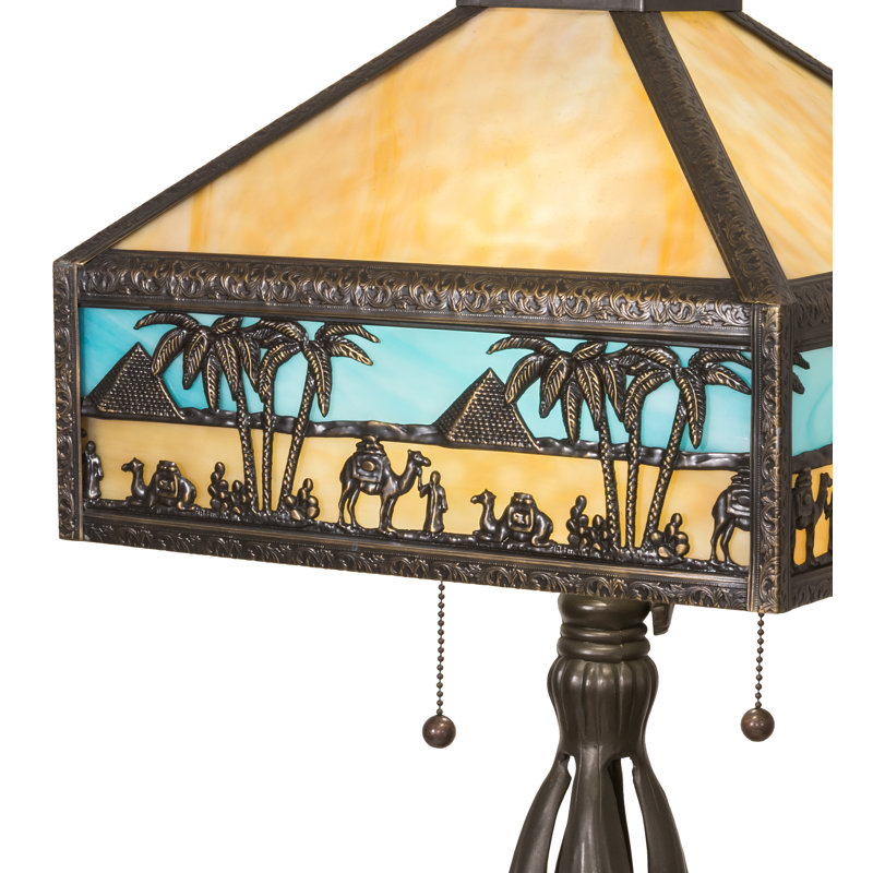 26" High Camel Mission Table Lamp