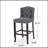 Vienna Contemporary Fabric Tufted Wingback 31 Inch Counter Stools, Set of 2, with Adjustable Height and Foot Rest for Comfort-1019615629