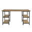 Table de bureau vintage 1 pièce avec 4 tablettes ouvertes