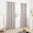 Lythrodontas Faux Linen Total Blackout Curtain Panels-75185233-75185246