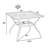 Alyah 4 - Person Patio Dining Set with Square Table , Cushions Included-60860256