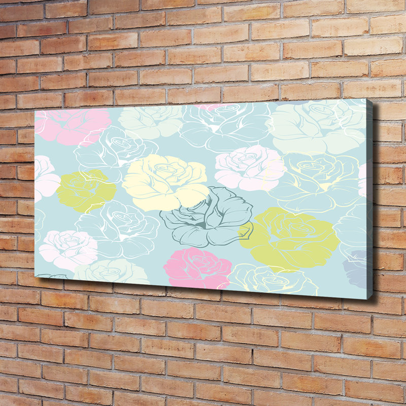 Roses - Wrapped Canvas Print