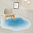 Modern Abstract Area Rug, Gradient Irregular Carpets For Living Room, Cloud Shape Bedside Rug, Non-slip Washable Large Area For Bedroom Entryway Dorm Kitchen, Blue-539245114