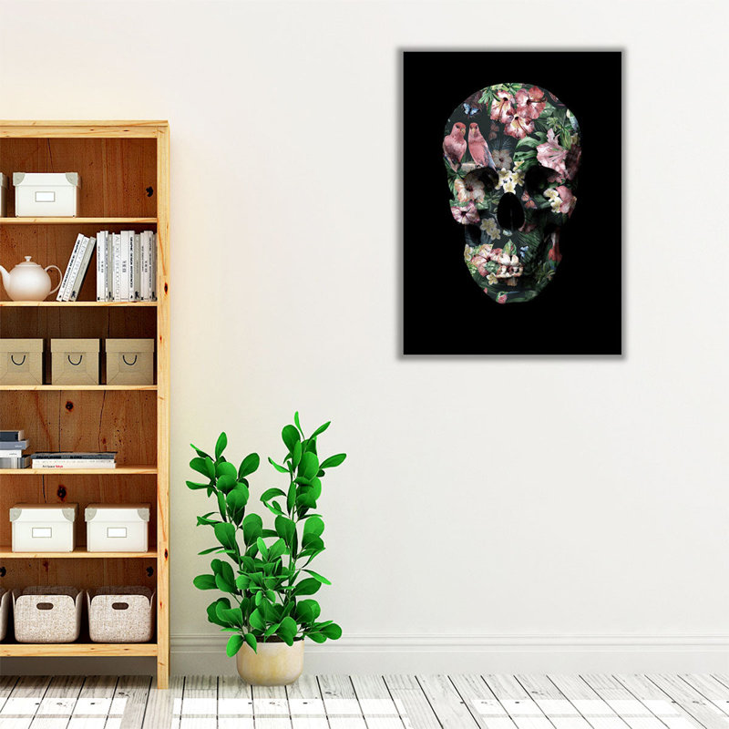 «Tropic Skull», reproduction d'art sur toile, H 24 po x l 18 po
