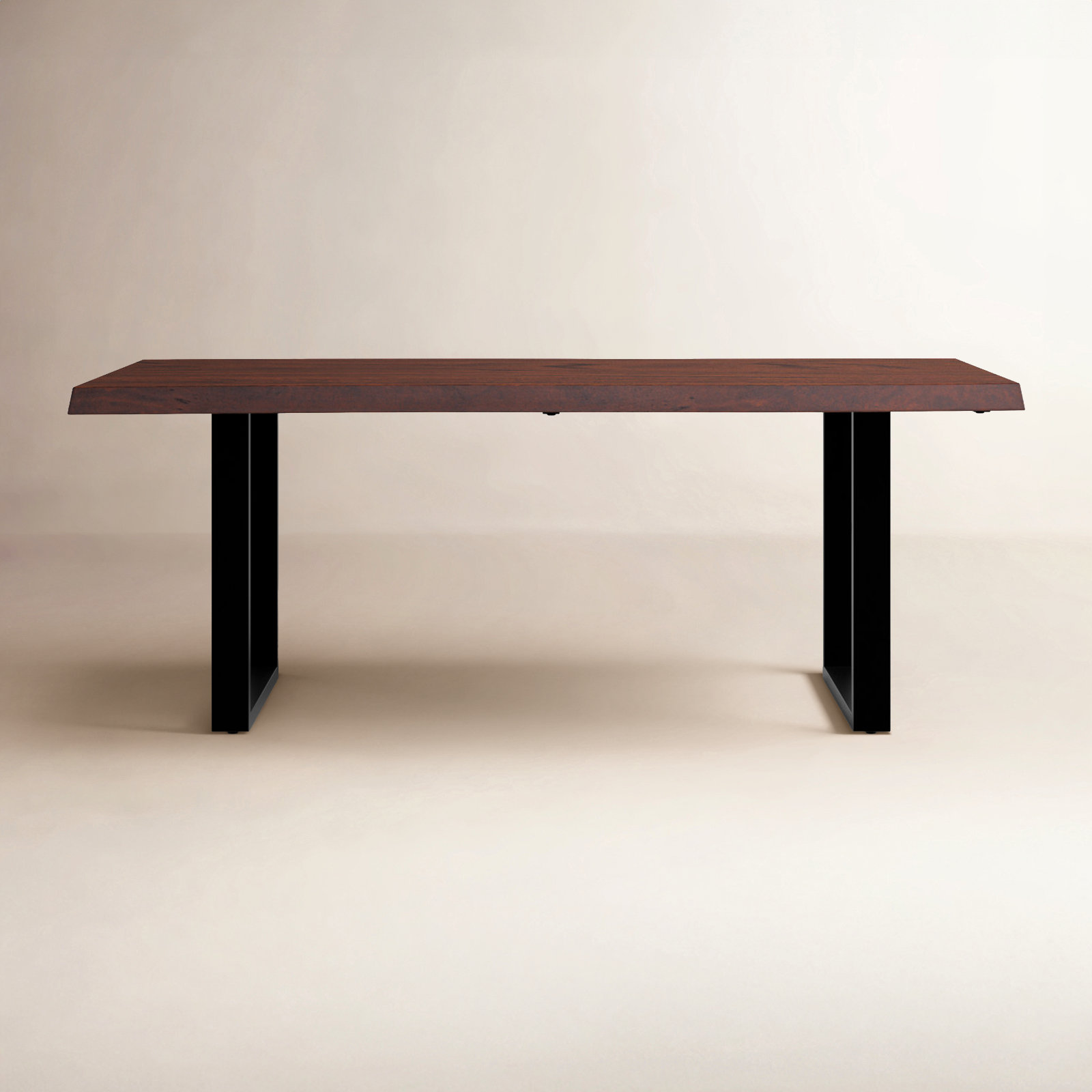 Colin Acacia Dining Table, Americano, Black, 29.75"H x 116"L x 40"W