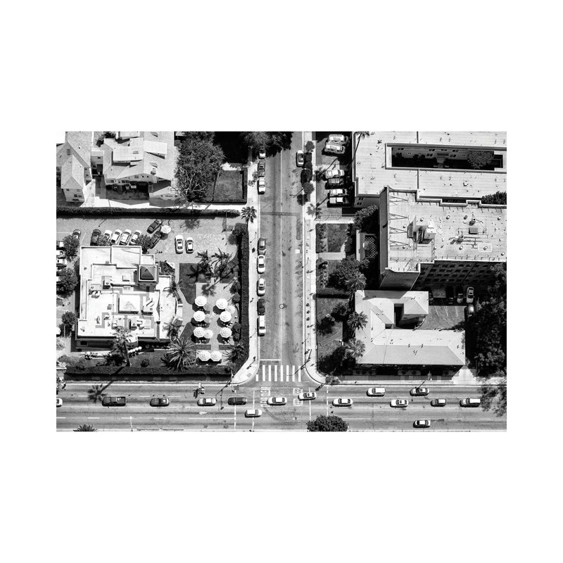 Crossing L.A by Philippe Hugonnard - Wrapped Canvas Print, 20.32 cm H x 30.48 cm W