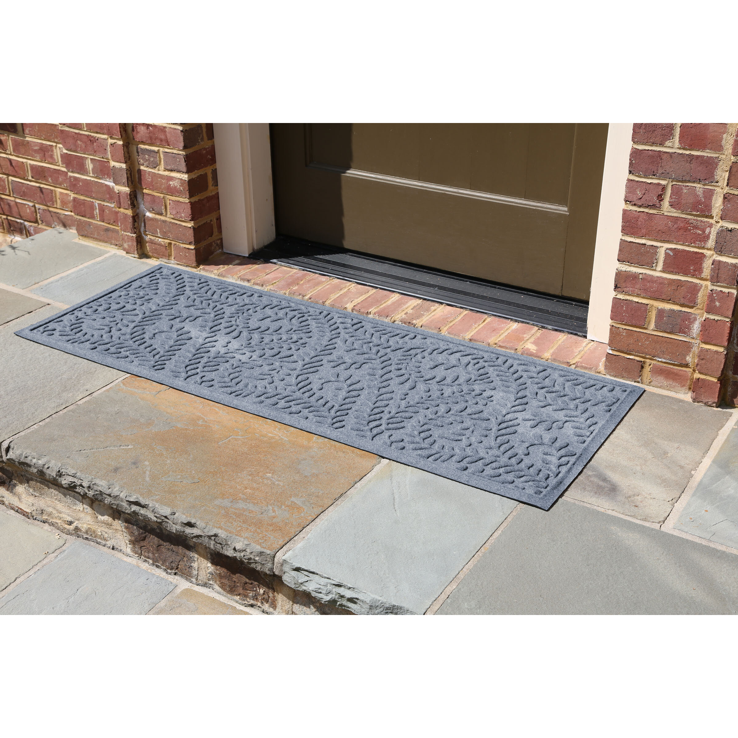Waterhog Garden Gate Doormat, 2' x 3' - Bluestone