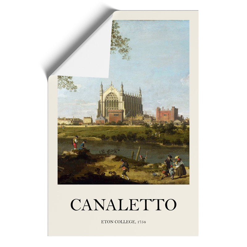Eton College by Giovanni Canaletto - No Frame Painting, 59cm H x 42cm W x 0.1cm D