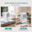 2,000 Sq. Ft Dehumidifier, 30 Pints Dehumidifier for Basement with Drain Hose, 2L/0.53 Gallon Water Tank Quiet with Humidity Ring, Ideal Whole House Dehumidifiers for Home, Bedroom & Bathroom