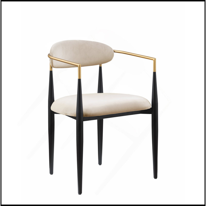 Ensemble de chaises rembourrées 2 pièces, Taupe