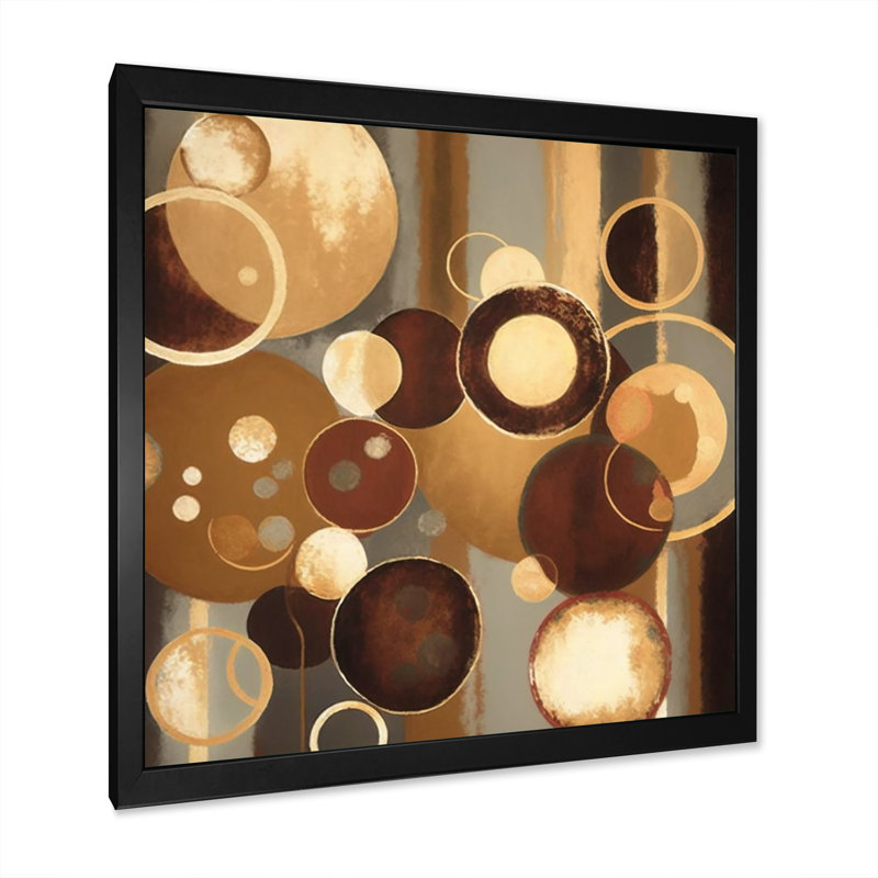 «Aged Barrel Universes II», reproduction sur toile, H 36 po x l 36 po x P 1,5 po, Cadre photo noir