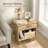 Vansant 1 - Drawer Nightstand with Drawer and Open Compartment, Solid Wood Legs-1069273055