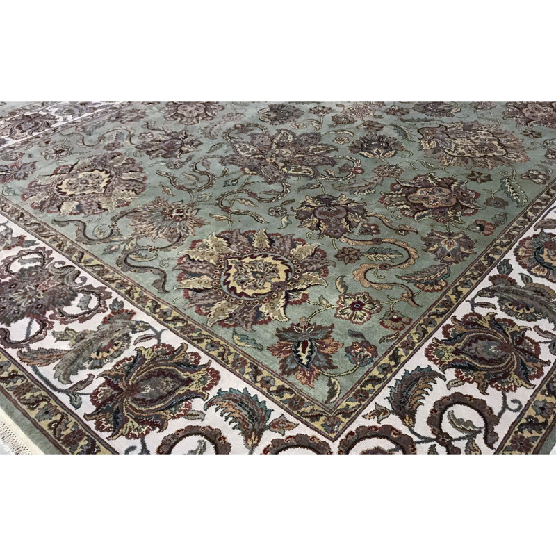 Trinity Wool Oriental Area Rug, Rectangle 4'2" x 6'