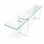 80'' W Glass Console Table