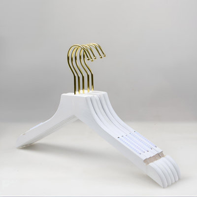 Premium Solid Wood Hangers - No Crease Garment Care