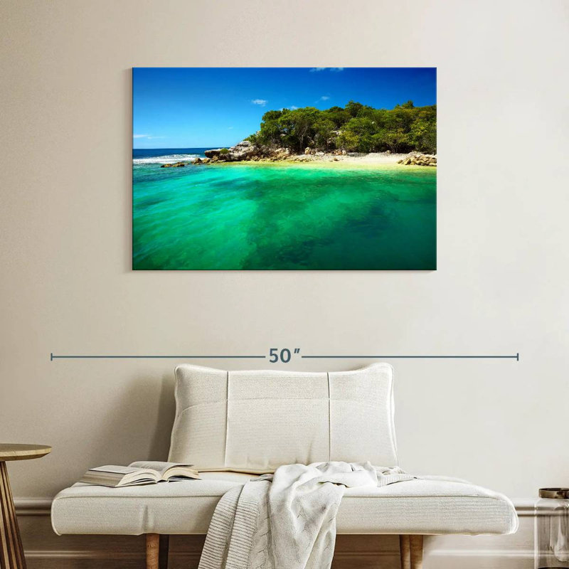Plage haitienne Gillard, H 26 po x l 39 po