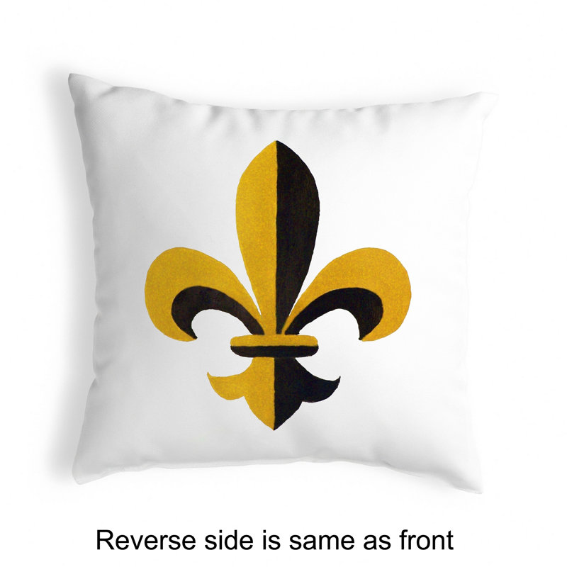  Coussin intérieur / extérieur Fleur-De-Lis