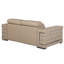 Canapé en cuir fleur avec bloc renforcé et intérieur en mousse 3 couches